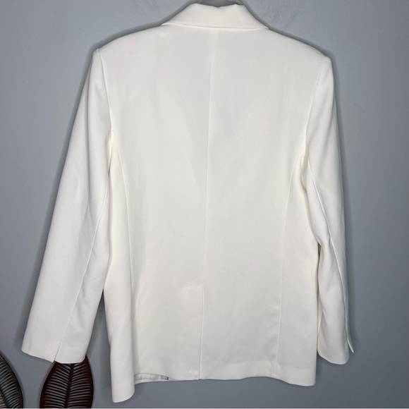 Mango MNG White Two Button Blazer - Picture 5 of 6